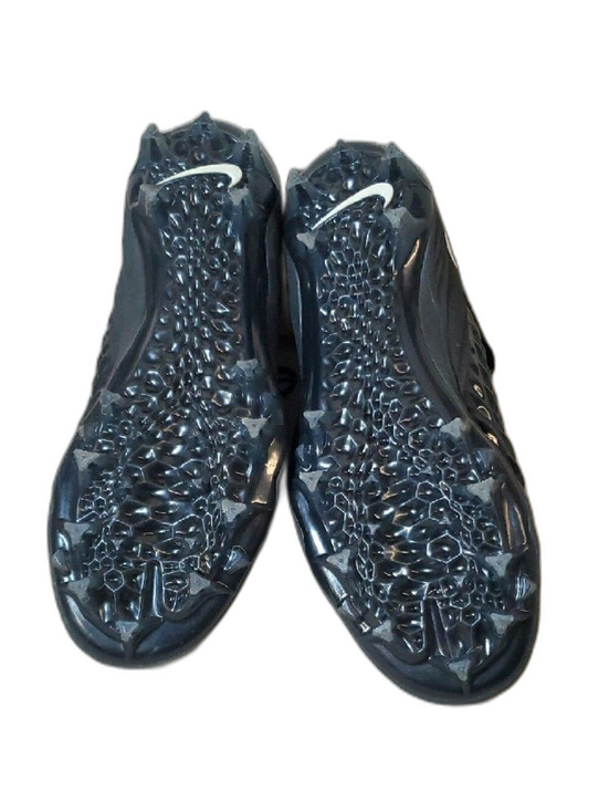Nike Black and White High-Top Football Cleats 8 main image 15